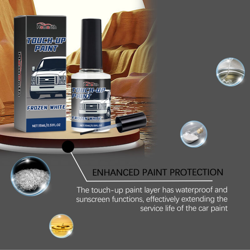 Car Paint Scratch Repair: Fast-Acting White Paint Restorer with Protective Formula - Image 4