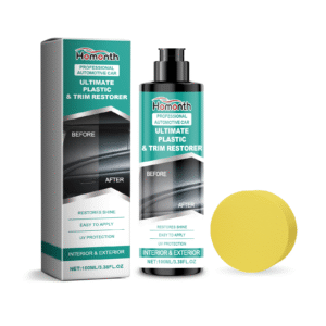 Car plastic reconditioning paste fast-acting formula restores interior plastic shine