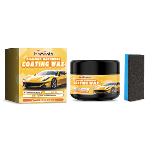 Car polishing wax with protective formula for durable paint care