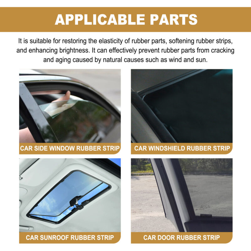 Car Rubber Cleaner & Anti-Aging Protector - Safe, Multi-Purpose Auto Maintenance - Image 3
