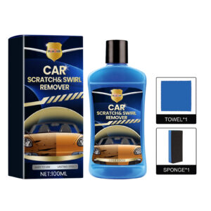 Fast-acting car scratch and swirl remover paint repair kit