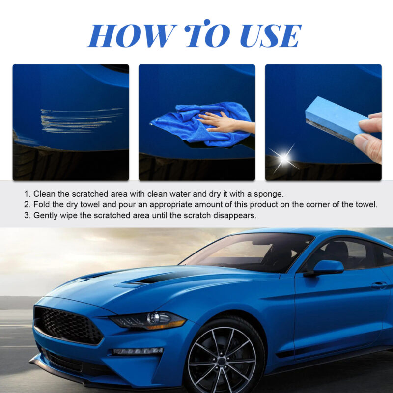 Car Scratch & Swirl Remover – Fast-Acting, Surface-Safe Paint Repair Kit - Image 5