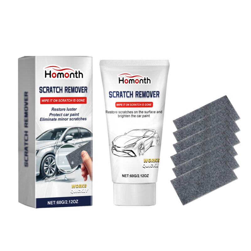 Fast-acting car scratch remover kit for quick paint restoration safe surfaces