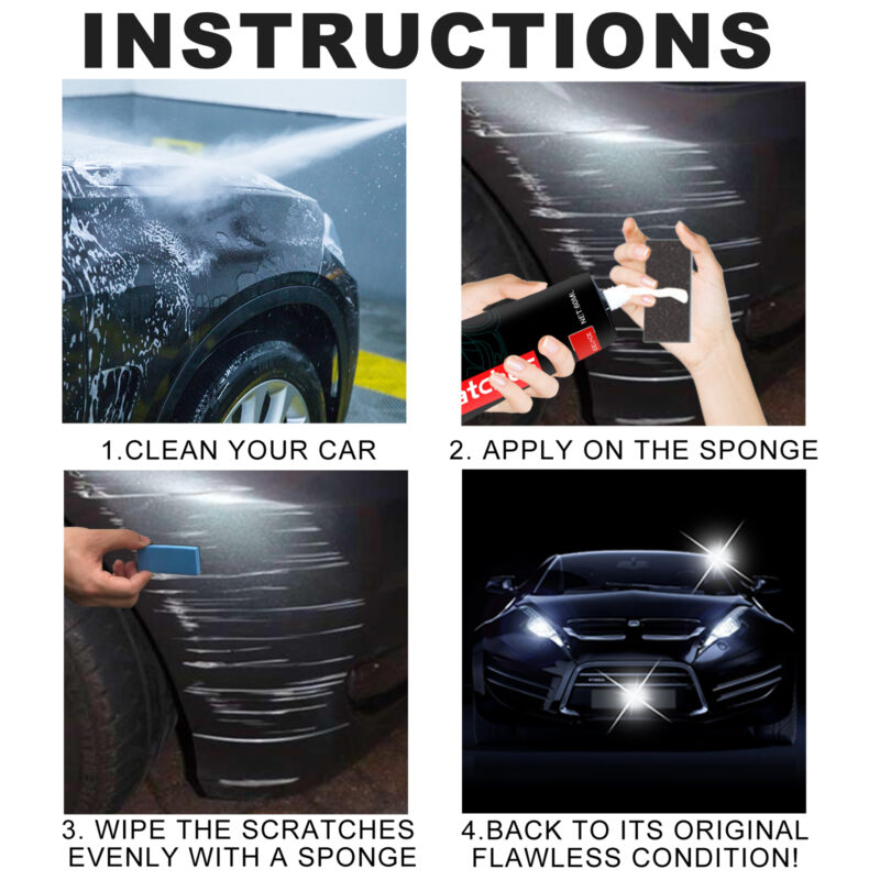 Car Scratch Remover Polish: Fast-Acting, Surface-Safe Protective Paste - Image 5