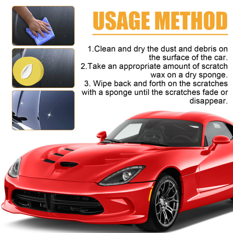 Car Scratch Repair Cream: Fast-Acting, Surface-Safe Paint Polishing Formula - Image 6