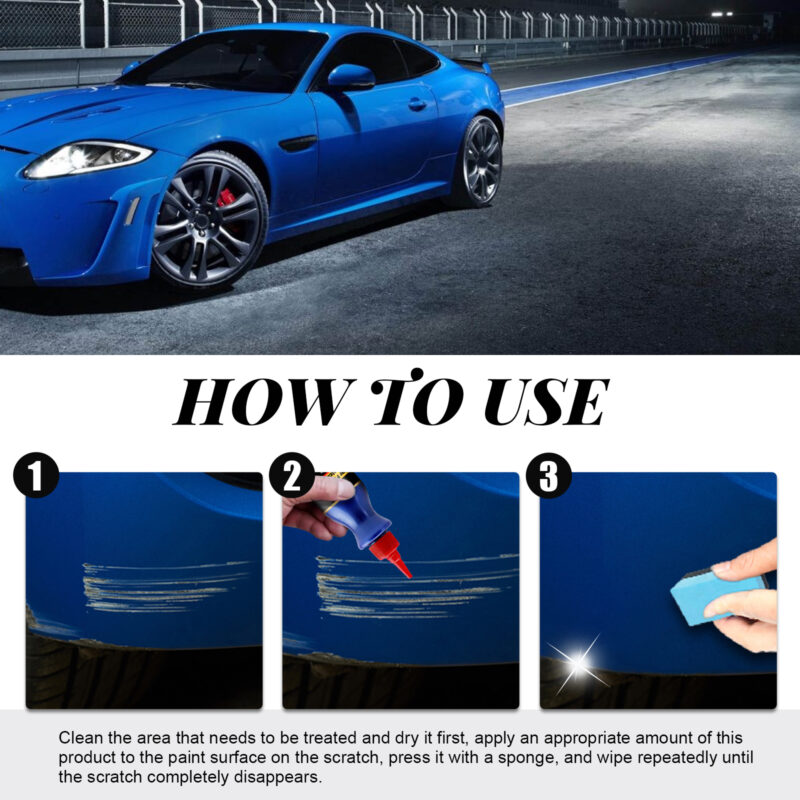 Fast-Acting Car Scratch Repair & Protective Formula - Multi-Purpose Surface-Safe Cleaner - Image 5