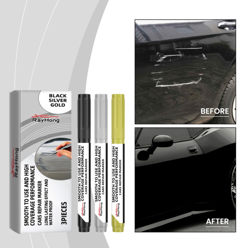 Car Scratch Repair Pen: Fast-Acting, Surface-Safe Color Restore Marker - Image 2
