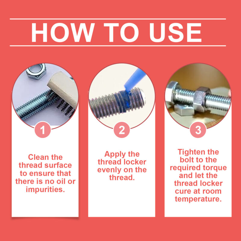 Car Thread Lock Sealant: Rust Protection, Anti-Loosening, Safe for Bolts - Image 6