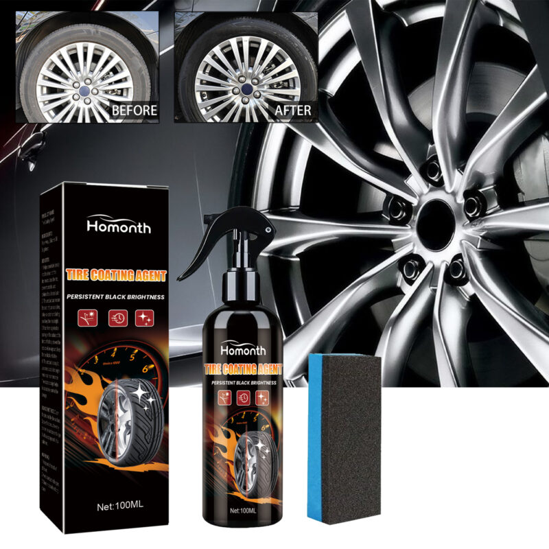 Car Tire Cleaner & Brightener: Protective Formula for Durable Maintenance – Homonth - Image 2