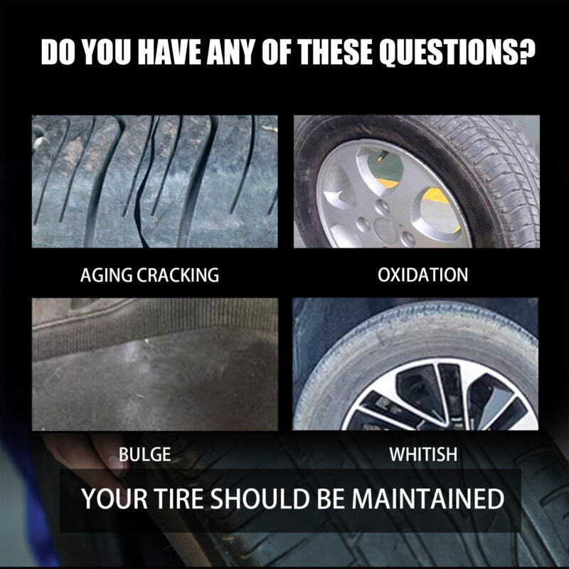 Car Tire Cleaner & Brightener: Protective Formula for Durable Maintenance – Homonth - Image 3