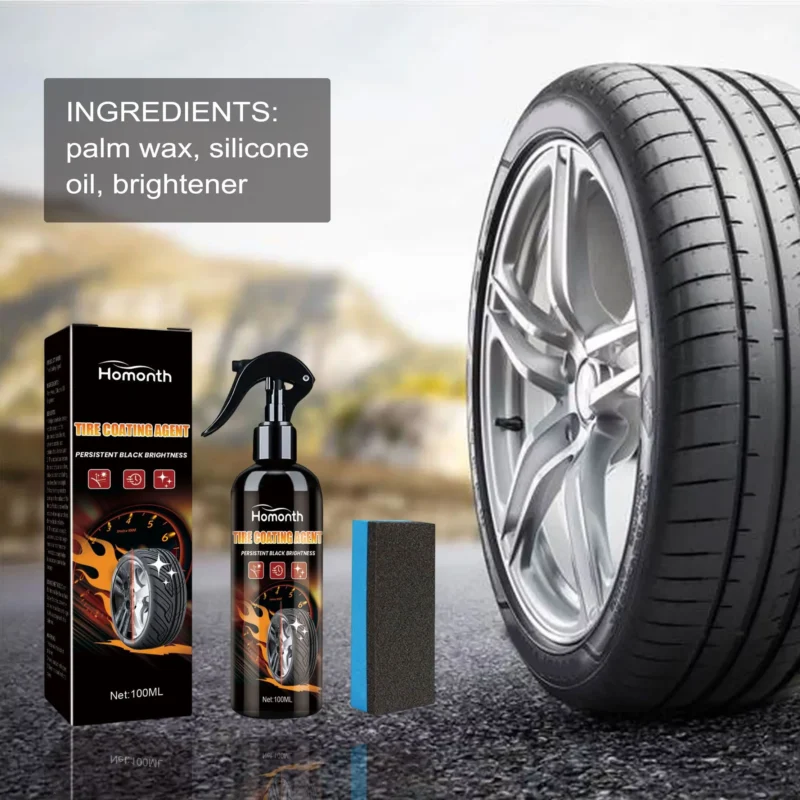 Car Tire Cleaner & Brightener: Protective Formula for Durable Maintenance – Homonth - Image 5