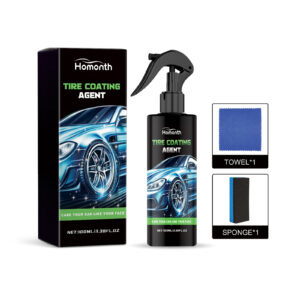 Multi-purpose car tire cleaner with fast-acting rust removal