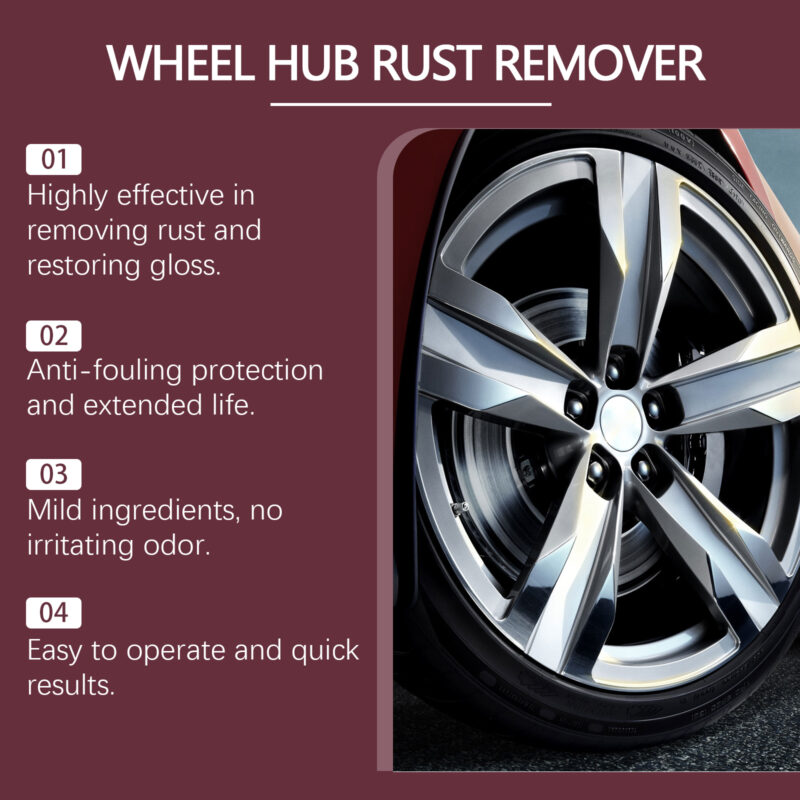 Fast-Acting Car Wheel Rust Remover Spray – Surface-Safe Formula for Effective Rust Removal - Image 4