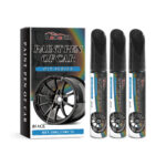 Car wheel scratch repair pen with protective formula for fixing paint scratches surface-safe