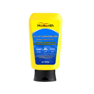 Fast-acting car window oil film cleaner emulsion for streak-free glass