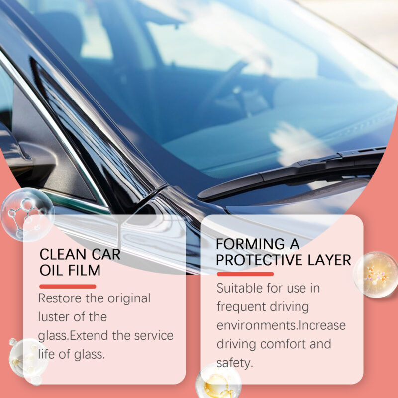 Car Windshield Cleaner: Oil Film Remover, Fast-Acting Protective Formula - Image 4