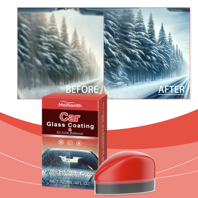 Car Windshield Oil Film Cleaner: Fast-Acting, Safe Coating for Bright Glass - Image 2