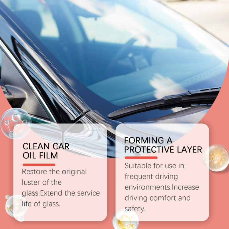 Car Windshield Oil Film Cleaner: Fast-Acting, Safe Coating for Bright Glass - Image 4