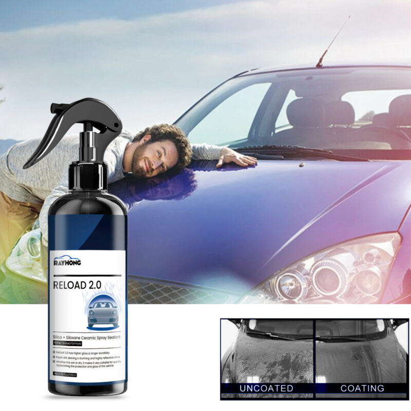 Ceramic Spray Sealant: Multi-Purpose Car Paint Protection & Cleaning, Surface-Safe Formula - Image 2