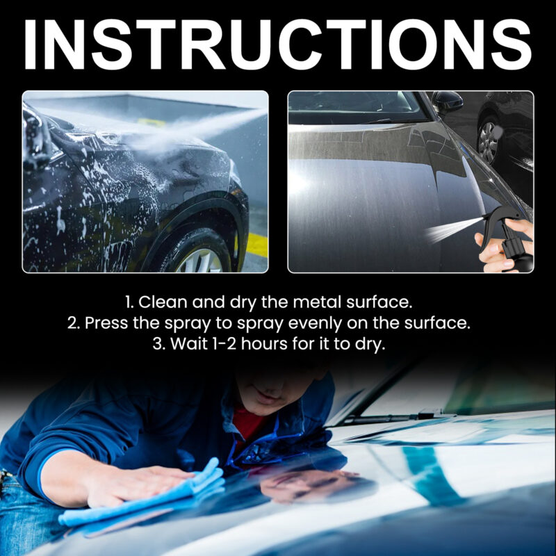 Ceramic Spray Sealant: Multi-Purpose Car Paint Protection & Cleaning, Surface-Safe Formula - Image 5