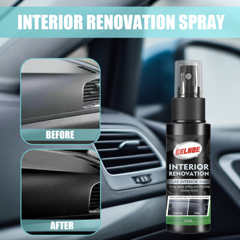 EELHOE Car Interior Cleaner: Multi-Purpose Leather Care Spray (30ml) - Image 3