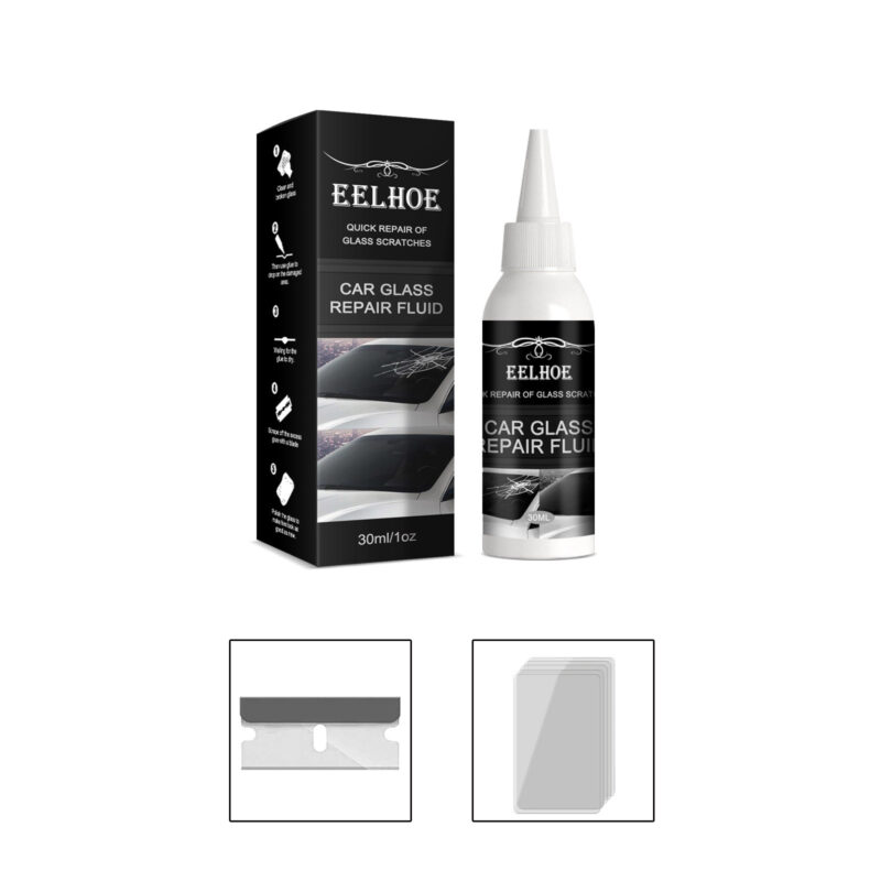 EELHOE fast-acting windshield crack repair adhesive for car glass strong bond