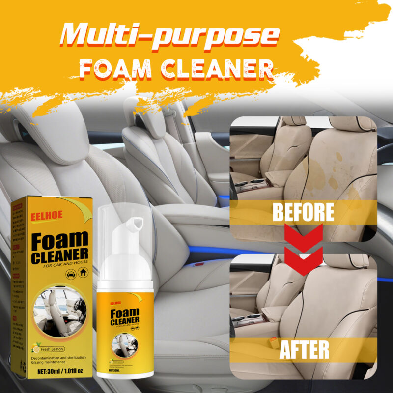 EELHOE Multi-Purpose Car Interior Foam Cleaner – Fast, Safe - Image 2