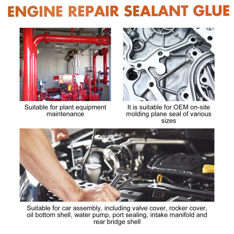 Engine Repair Sealant: Heat & Oil Resistant, Safe Metal Fuel Tank Fix – Car Engine - Image 3