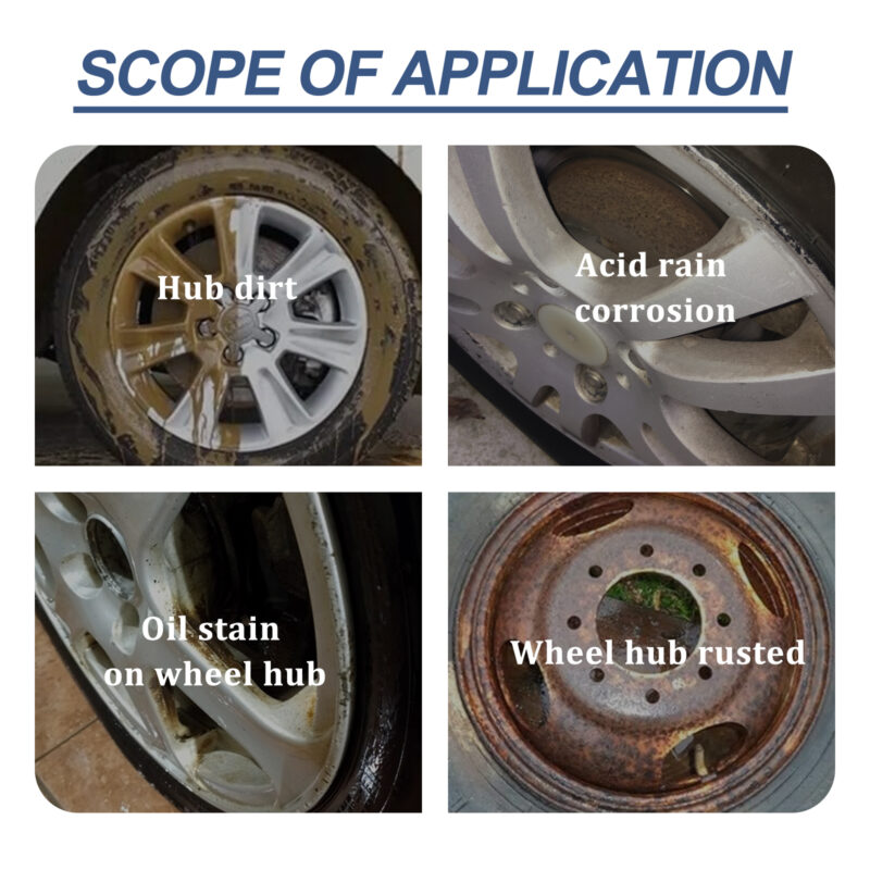 Fast-Acting Car Brake Cleaner: Rust Remover & Protective Formula for Wheel Hubs - Image 3