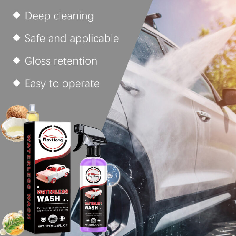 Fast-Acting Car Cleaner & Tire Brightener – Multi-Purpose, Surface-Safe Formula - Image 3