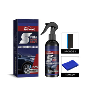 Fast-acting car coating spray with protective formula for quick surface care