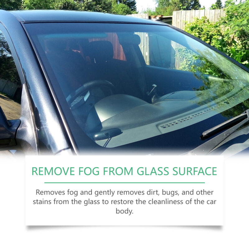 Fast-Acting Car Glass Cleaner: Oil Film Remover & Waterproof Coating for Clear Vision - Image 3