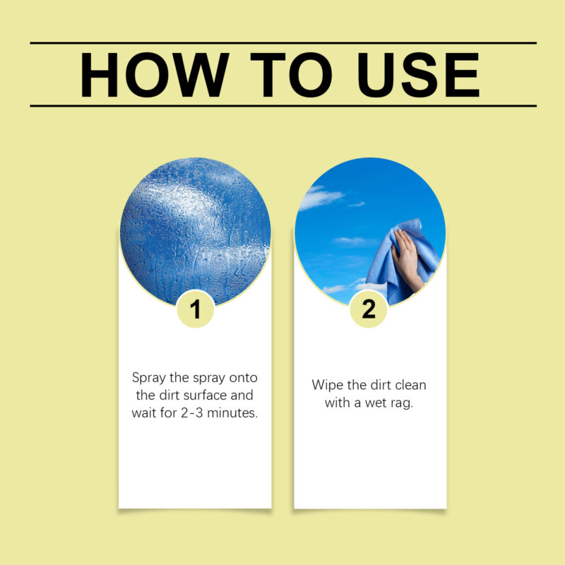 Fast-Acting Car Glass Cleaner – Rust Remover, Surface-Safe Lemon Formula - Image 6