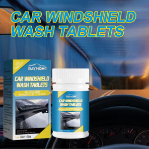 Fast-acting car glass cleaner for windshield and mirror fog removal