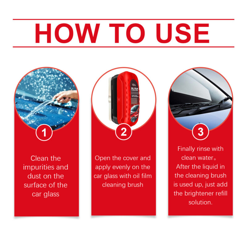Fast-Acting Car Glass Oil Film Remover | Waterproof Window Cleaner with Safe Surface Formula - Image 6