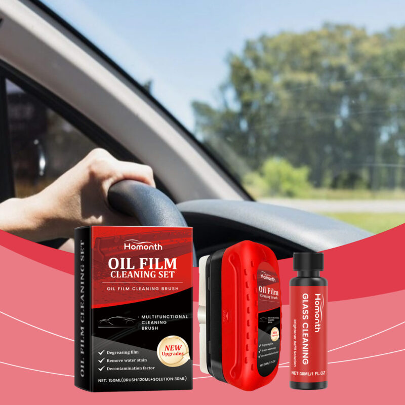 Fast-Acting Car Glass Oil Film Remover | Waterproof Window Cleaner with Safe Surface Formula - Image 2