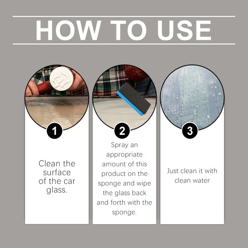 Fast-Acting Car Glass Polish | Windshield Cleaner, Scratch Repair, Surface-Safe - Image 6