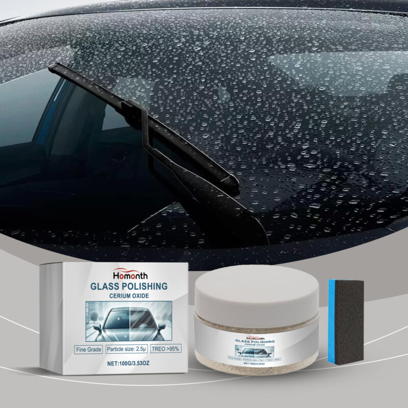 Fast-Acting Car Glass Polish | Windshield Cleaner, Scratch Repair, Surface-Safe - Image 2