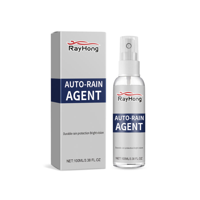 Fast-acting car glass waterproof coating spray for effective rain protection