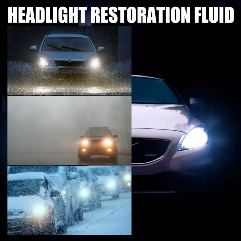 Fast-Acting Car Headlight Restoration Fluid – Scratch Repair, Brightening Formula - Image 4