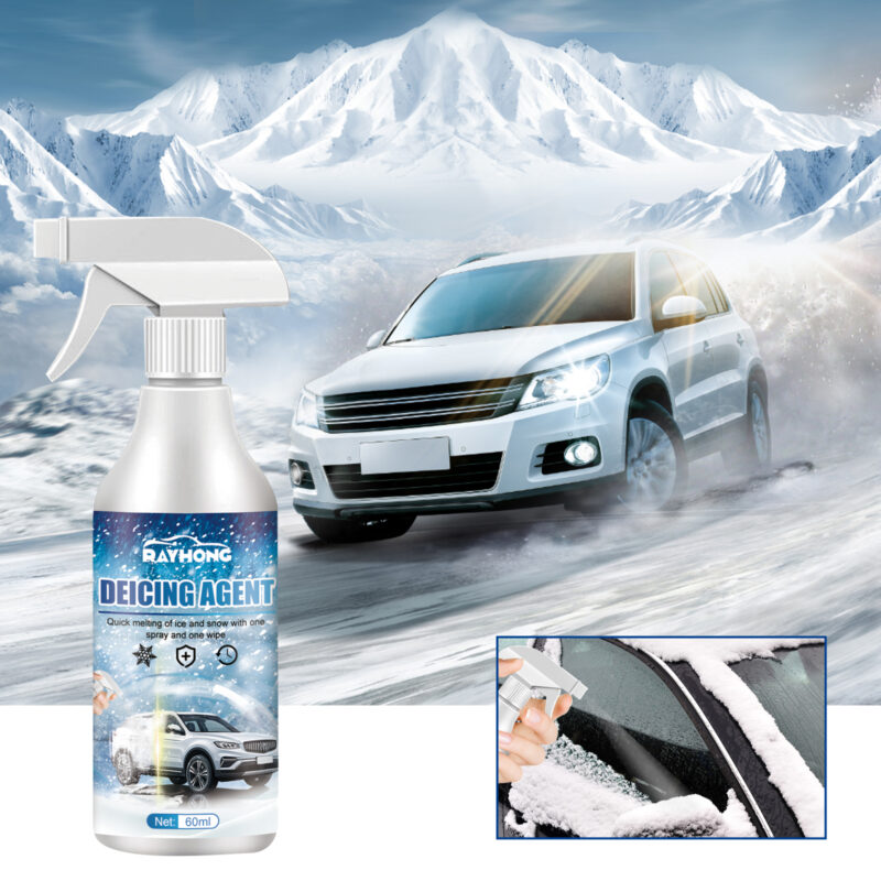 Fast-Acting Car Ice Remover | Safe Windshield De-Icer for Winter Snow Melt - Image 2