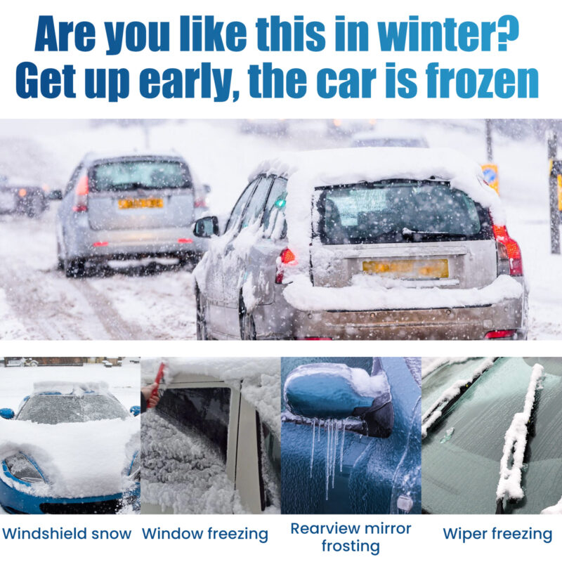 Fast-Acting Car Ice Remover | Safe Windshield De-Icer for Winter Snow Melt - Image 4