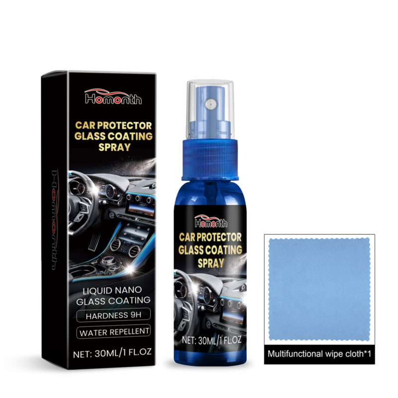 Fast-acting car interior cleaner multi-purpose safe formula for quick decontamination
