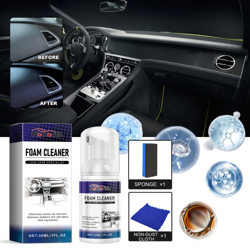 Fast-Acting Car Interior Cleaner – Multi-Purpose, Safe Surface Formula for Deep Cleaning & Maintenance - Image 2