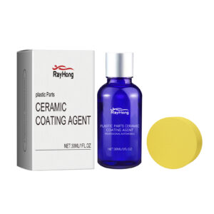 Fast-acting car interior cleaner rejuvenating plastic surfaces safely
