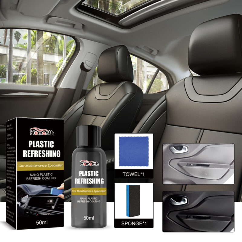 Fast-Acting Car Interior Cleaner & Plastic Trim Polish – Multi-Purpose, Safe Surface Formula - Image 2