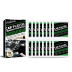 Fast-acting car interior cleaner wipes for plastic renovation and quick cleaning
