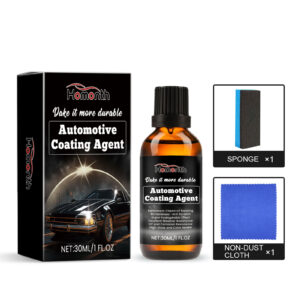 Fast-acting car nano coating with waterproof protection for vehicle surfaces