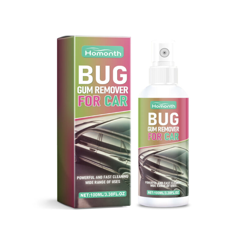 Fast-acting car paint cleaner removing shellac