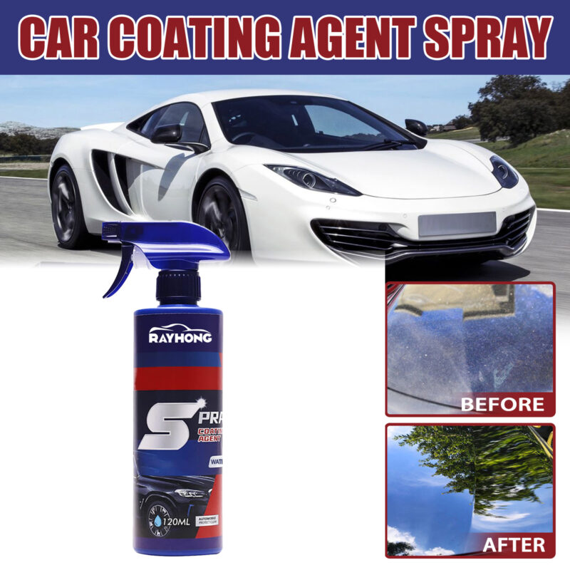Fast-Acting Car Paint Cleaner | Nano Coating Spray for Shine & Rust Protection - Image 2